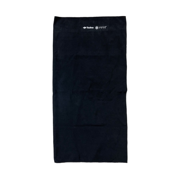 冷感フェイス&ネックカバー 【フェイスカバー/ネックカバー/暑さ対策/日焼け対策/フリーズテック/氷撃/リベルタ】(ブラック-フリーサイズ)